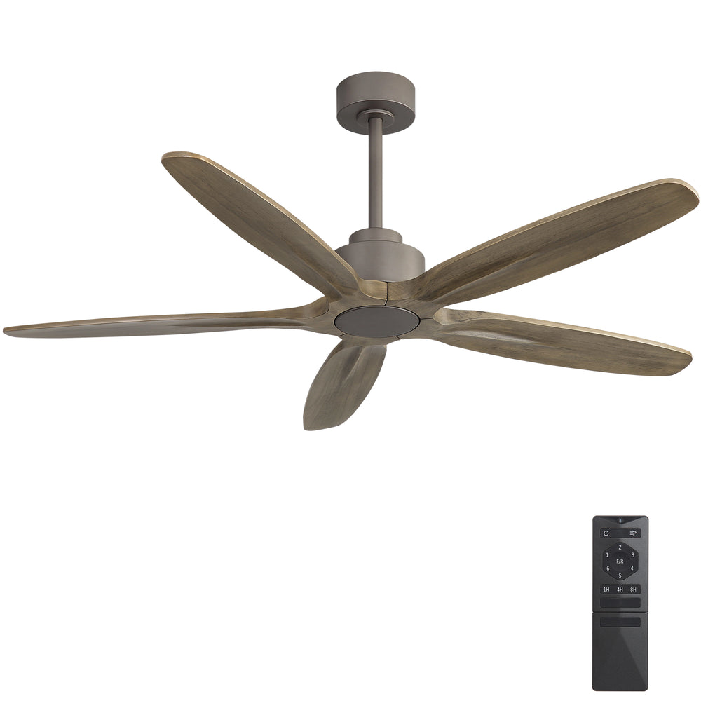 AirVora| 54" Wood Blades Ceiling Fan