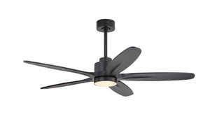 AirVora| 54" Wood Blades Ceiling Fan with Light