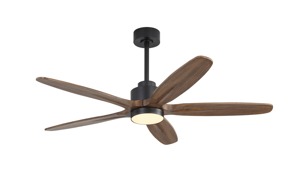 AirVora| 54" Wood Blades Ceiling Fan with Light