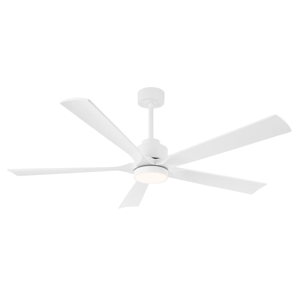 OakMist | 52" Wood Blades Ceiling Fan with Light