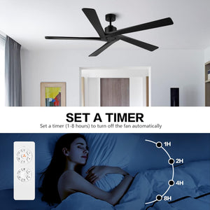 Zephyr Breeze | 54" Wood Blades Ceiling Fan