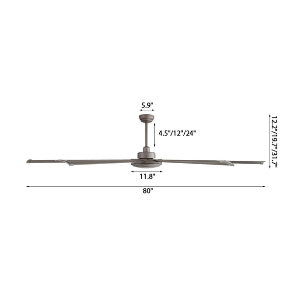 SkySpan | 80" Aluminum Blades Ceiling Fan