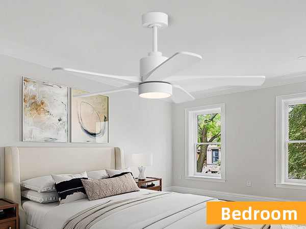 Zephyr Breeze | 48" Wood 5 Blades Ceiling Fan with Light