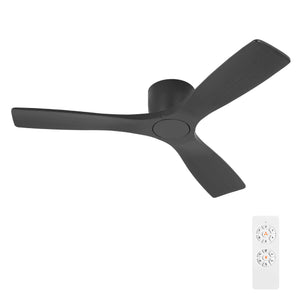 Calmo | 48’’ Flush Mount Wood Blades Ceiling Fan