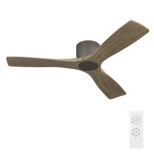 Calmo | 48’’ Flush Mount Wood Blades Ceiling Fan