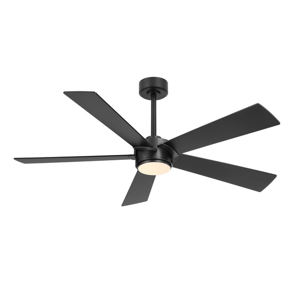 LumiWood | 54" Wood Blades Ceiling Fan with Light