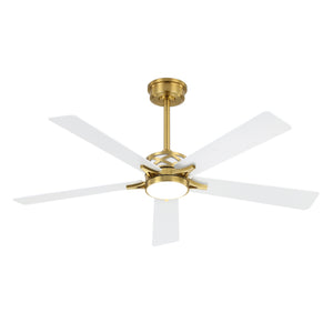 VentiLux | 52’’ Smart ABS Blades Ceiling Fan With Light