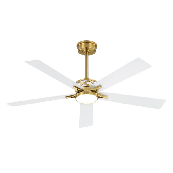 VentiLux | 52’’ Smart ABS Blades Ceiling Fan With Light