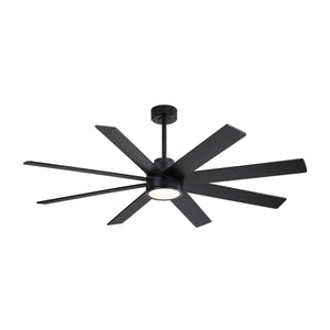 AeroFlow | 60" Wood Blades Ceiling Fan with Light