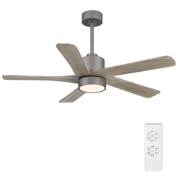 Zephyr Breeze | 48" Wood 5 Blades Ceiling Fan with Light