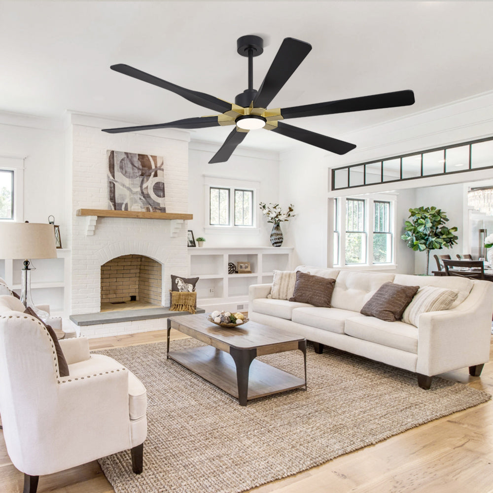 Aurevo | 78’’ ABS Blades Ceiling Fan with Light
