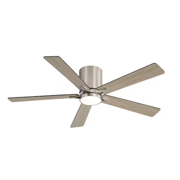 Lustra | 52’’ Flush Mount Wood Blades Ceiling Fan with Light