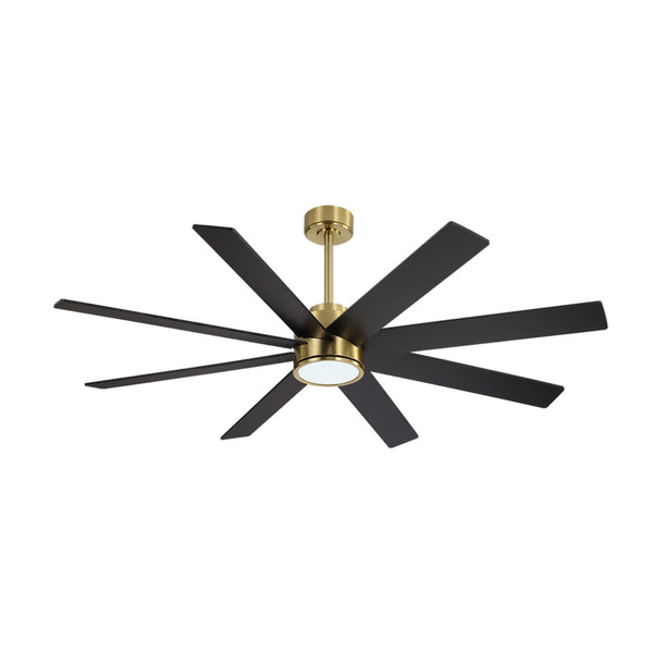 AeroFlow | 60" Wood Blades Ceiling Fan with Light