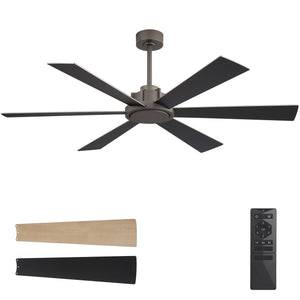 Velaris | 60"  6 Plywood Blades Ceiling Fan