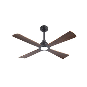 ZenAir | 54" Wood Blades Ceiling Fan with Light