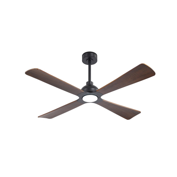 ZenAir | 54" Wood Blades Ceiling Fan with Light