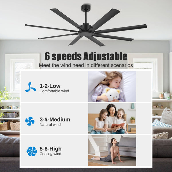 Magnus | 72’’ Aluminum Blades Ceiling Fan