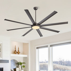 SkySpan | 64" Aluminum Blades Ceiling Fan with Light