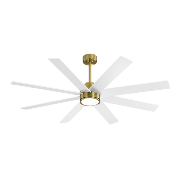 AeroFlow | 60" Wood Blades Ceiling Fan with Light