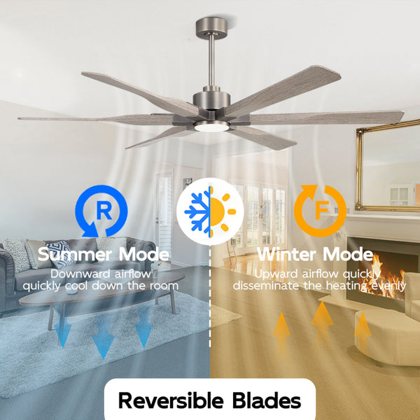 Aurevo | 68’’ ABS Blades Ceiling Fan with Light