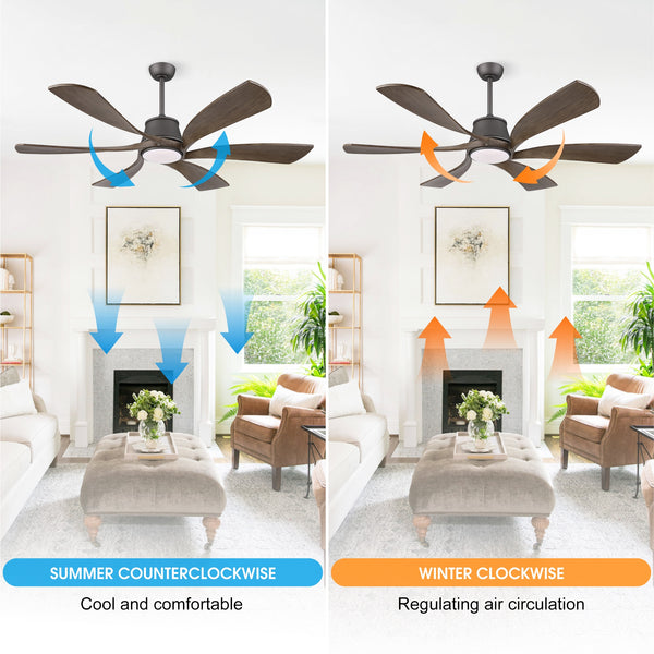 AeroWave | 60" Smart Ceiling Fan with Light