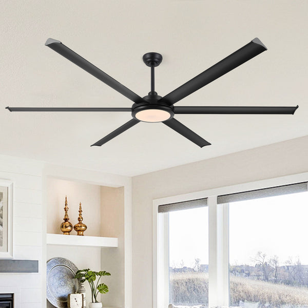 AeroTitan | 96" Aluminum Ceiling Fan with Light