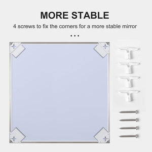 LumiRefine | 26 x 40" Vanity Mirror with Aluminum Frame