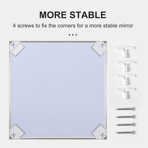 LumiRefine | 26 x 40" Vanity Mirror with Aluminum Frame