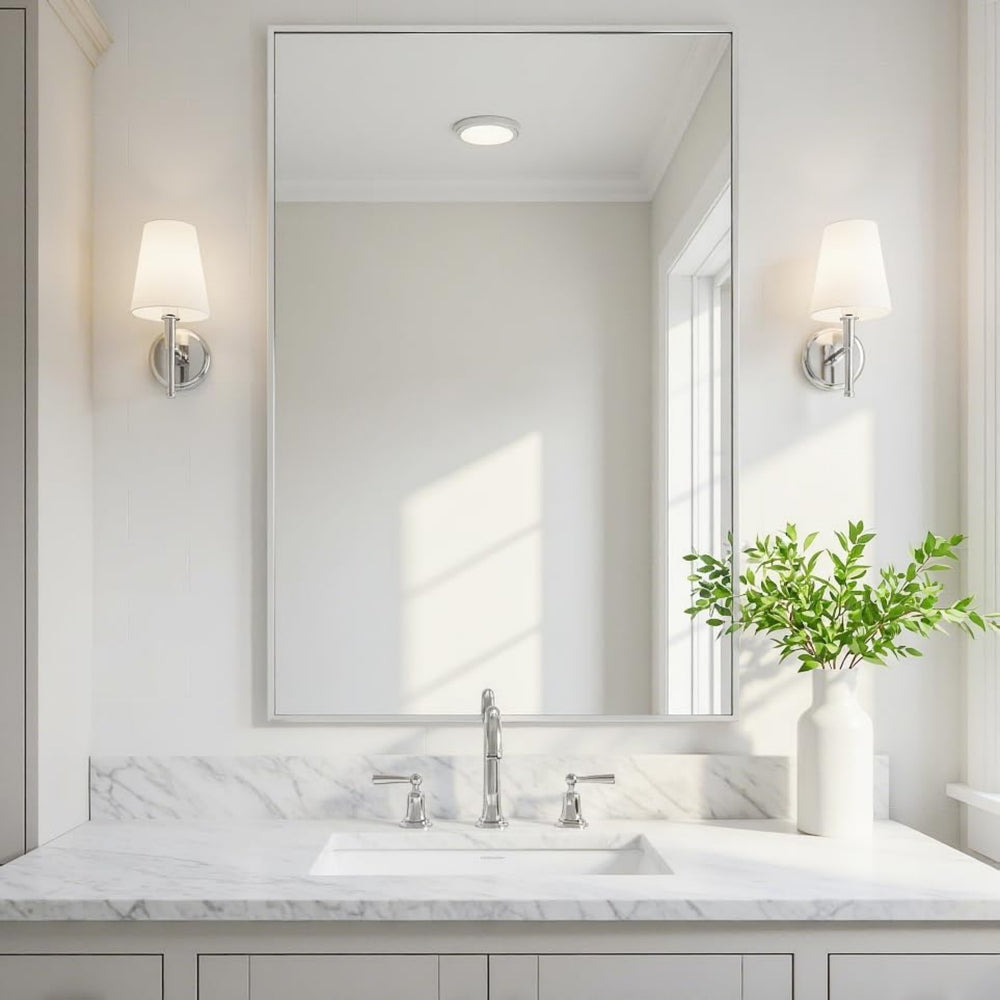 LumiRefine | 26 x 40" Vanity Mirror with Aluminum Frame