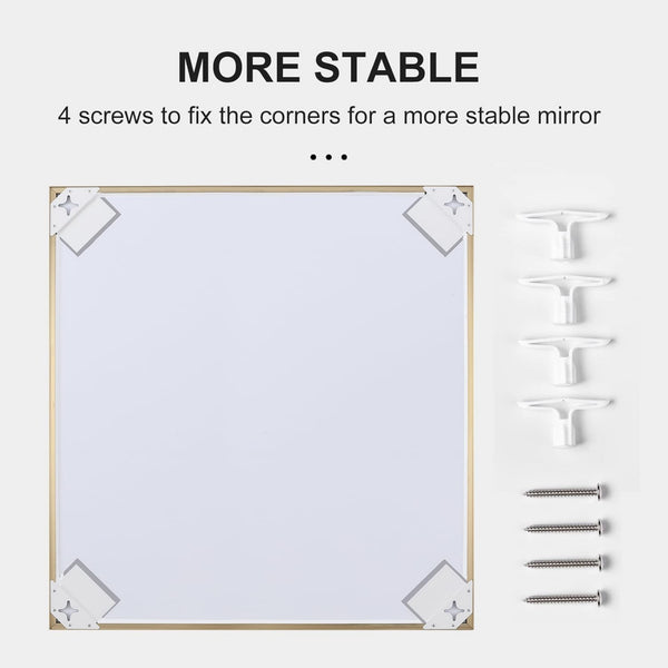 LumiRefine | 26 x 36" Vanity Mirror with Aluminum Frame
