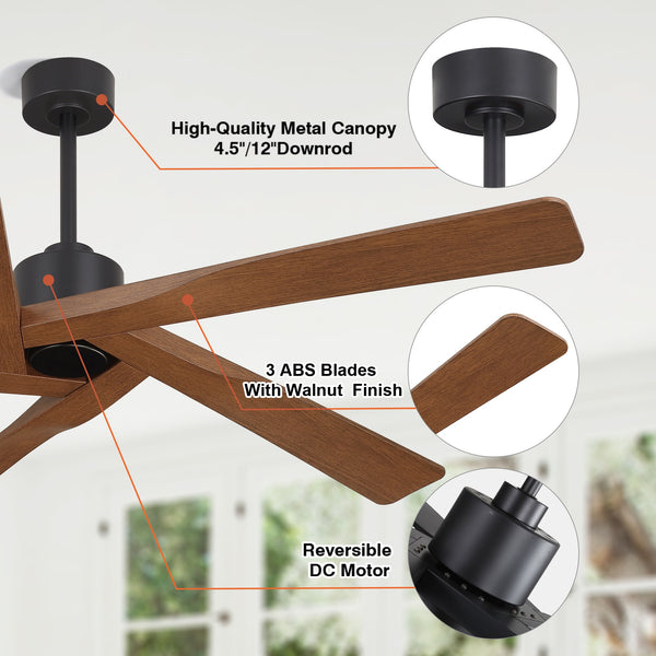 AeroGlow | 64" ABS Ceiling Fan