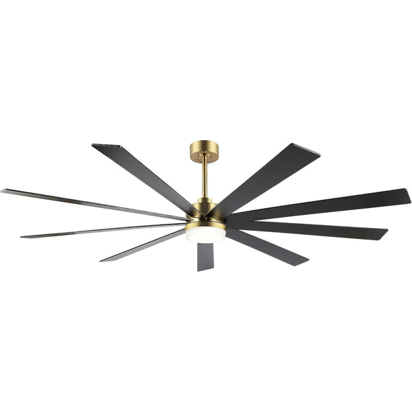 Solara | 84" Wood Ceiling Fan with Light