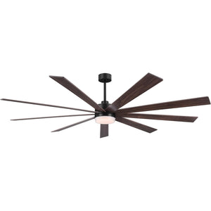 Solara | 84" Wood Ceiling Fan with Light
