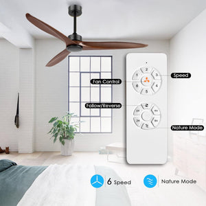 Trioflow | 60" Wood Ceiling Fan