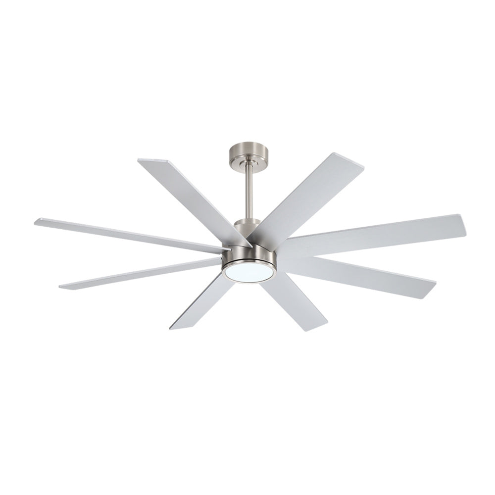 AeroFlow | 72" Wood Blades Ceiling Fan with Light