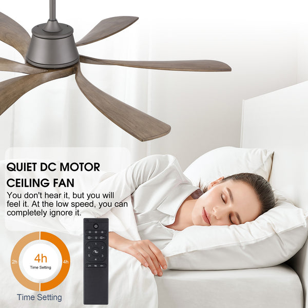 AeroWave | 60" Smart Ceiling Fan with Light