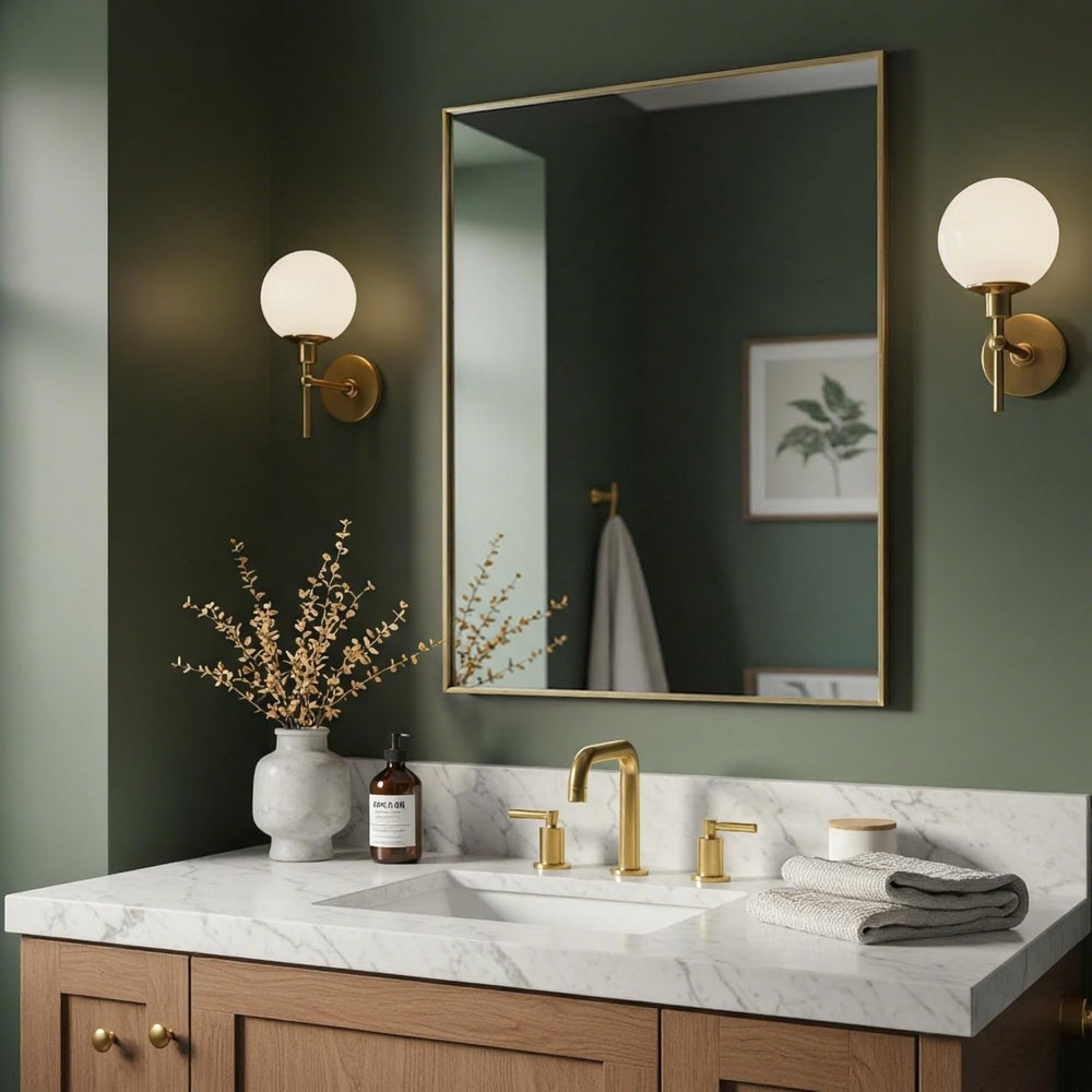 LumiRefine | 26 x 36" Vanity Mirror with Aluminum Frame