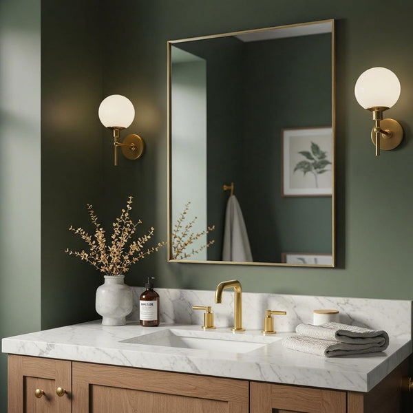 LumiRefine | 26 x 36" Vanity Mirror with Aluminum Frame