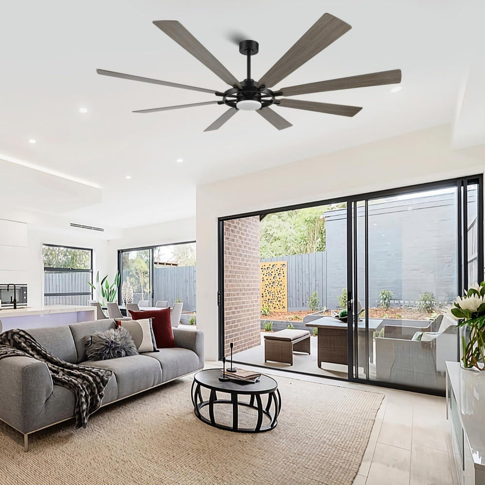AeroMax | 60" Wood Blades Ceiling Fan with Light
