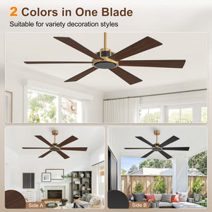 Velaris | 60"  6 Plywood Blades Ceiling Fan