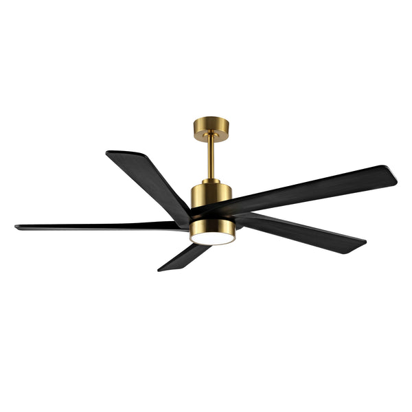 Zephyr Breeze | 64" Wood Blades Ceiling Fan with Light