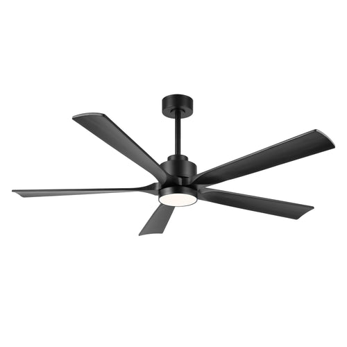 OakMist | 52" Wood Blades Ceiling Fan with Light
