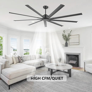 TurboFlow | 96" Aluminum Blades Ceiling Fan
