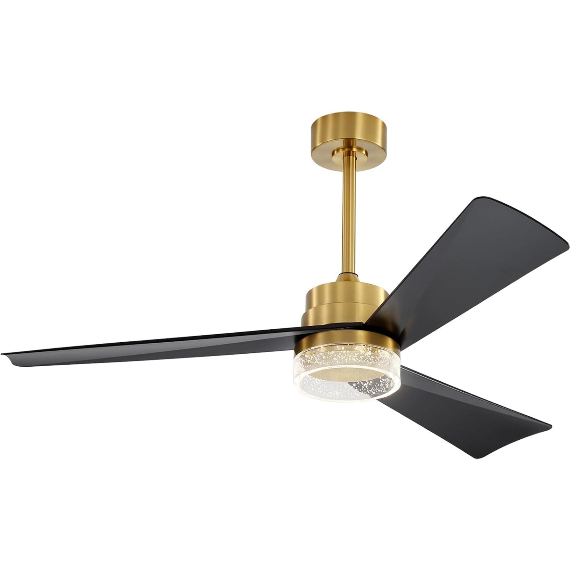 52 Inch Ceiling Fan with Light for Living Room – Modern ABS Ceiling Fan ...