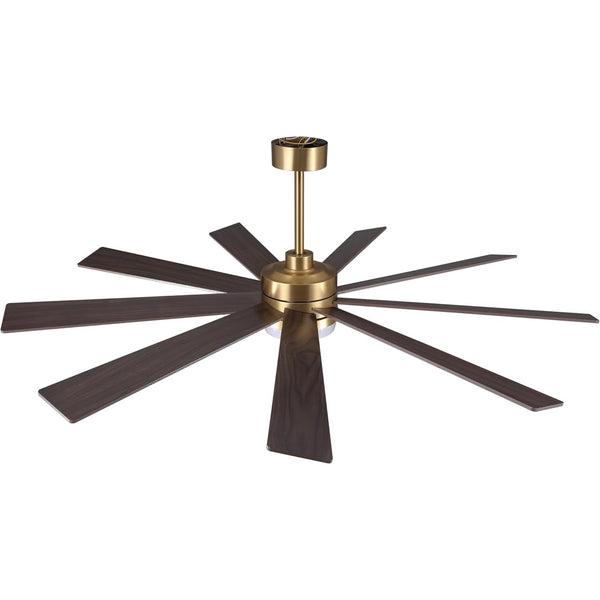 Solara | 64" Wood Ceiling Fan with Light