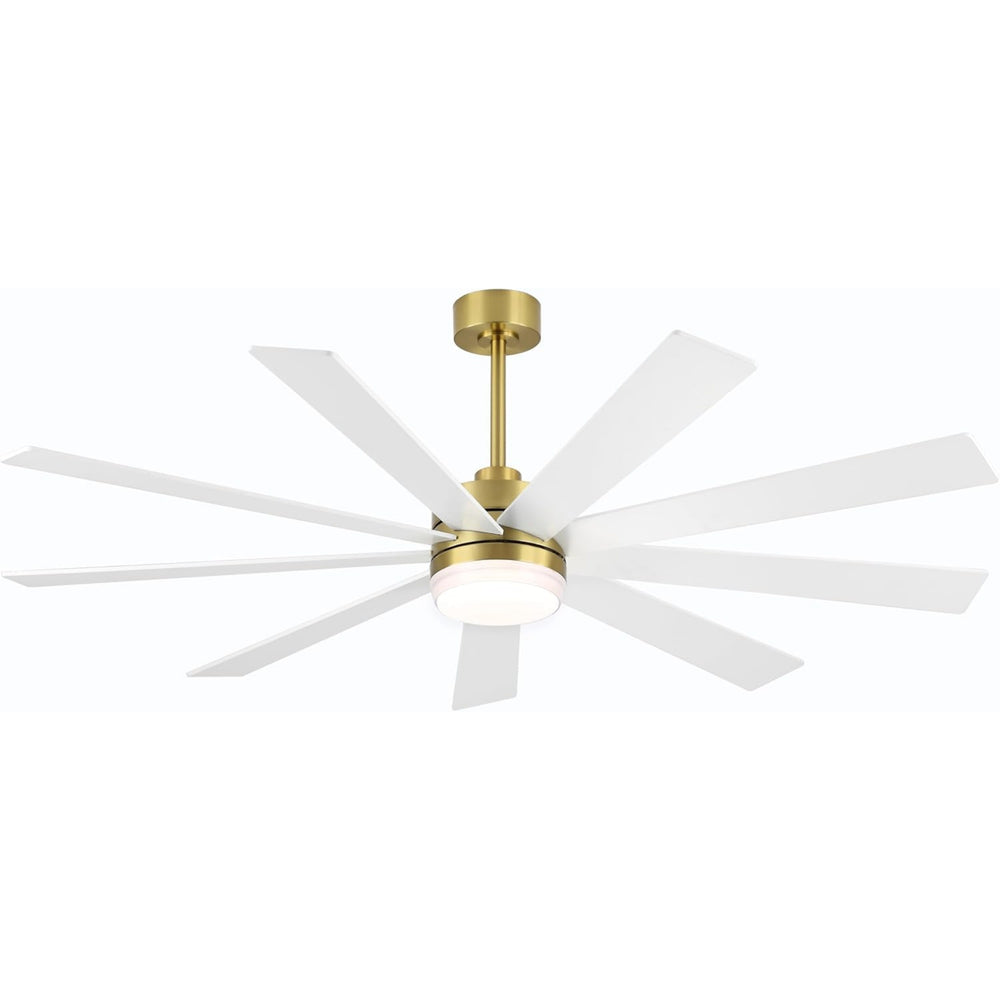Solara | 84" Wood Ceiling Fan with Light