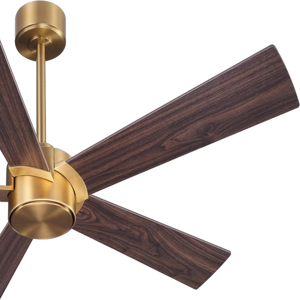 LumiWood | 54" Wood Blades Ceiling Fan