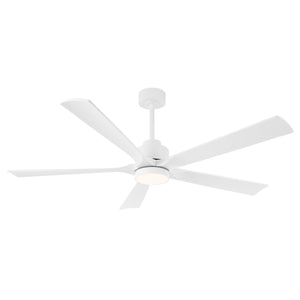 OakMist | 52" Wood Blades Ceiling Fan with Light
