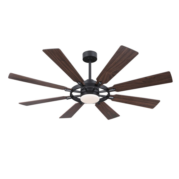 AeroMax | 60" Wood Blades Ceiling Fan with Light