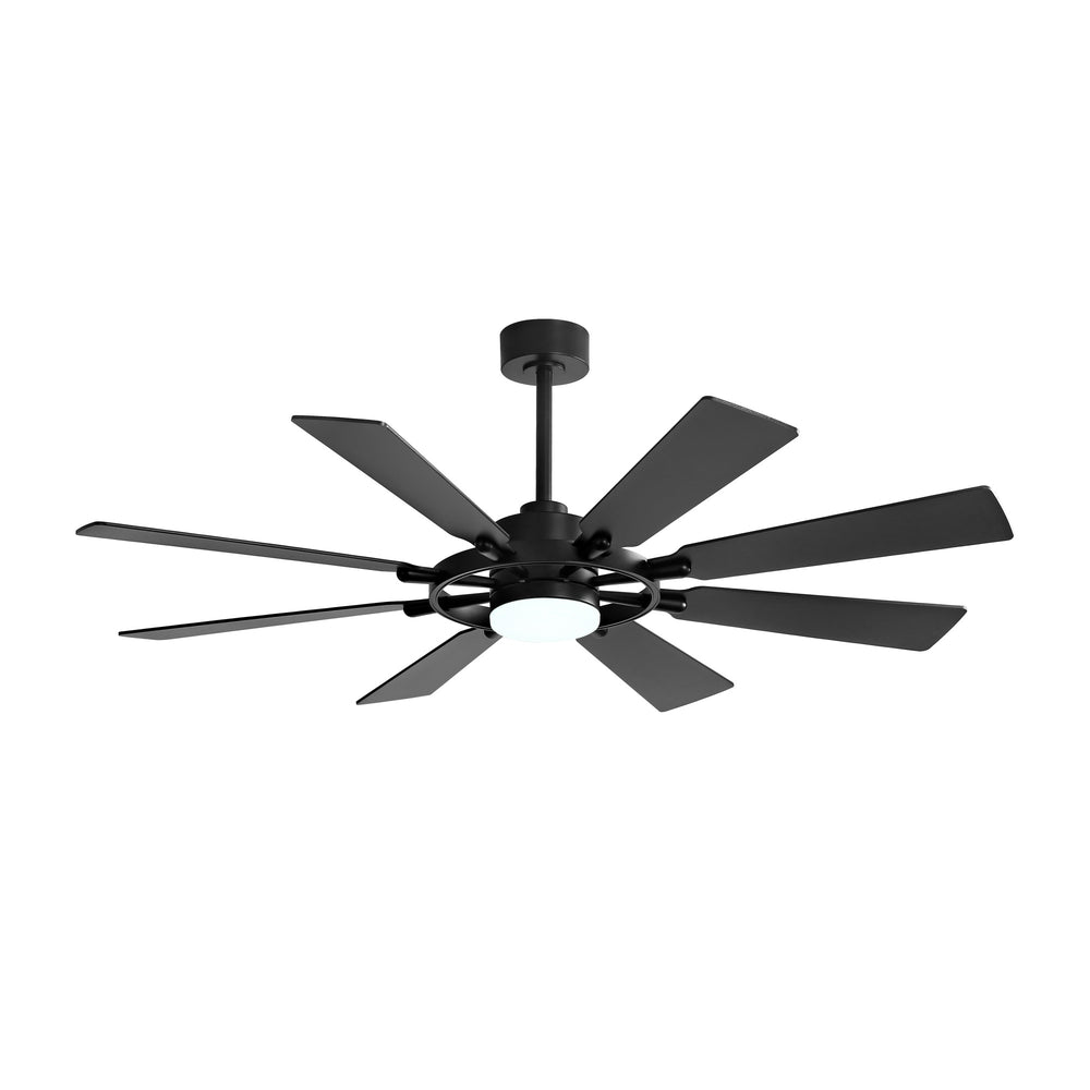 AeroMax | 80" Wood Blades Ceiling Fan with Light